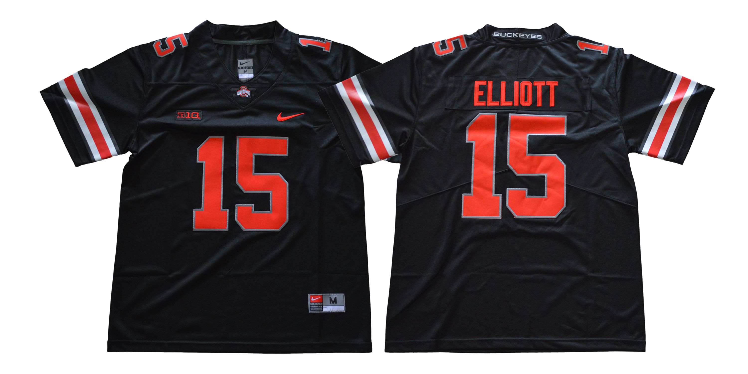 Men Ohio State Buckeyes #15 Elliott Black Nike NCAA Jerseys->ncaa teams->NCAA Jersey
